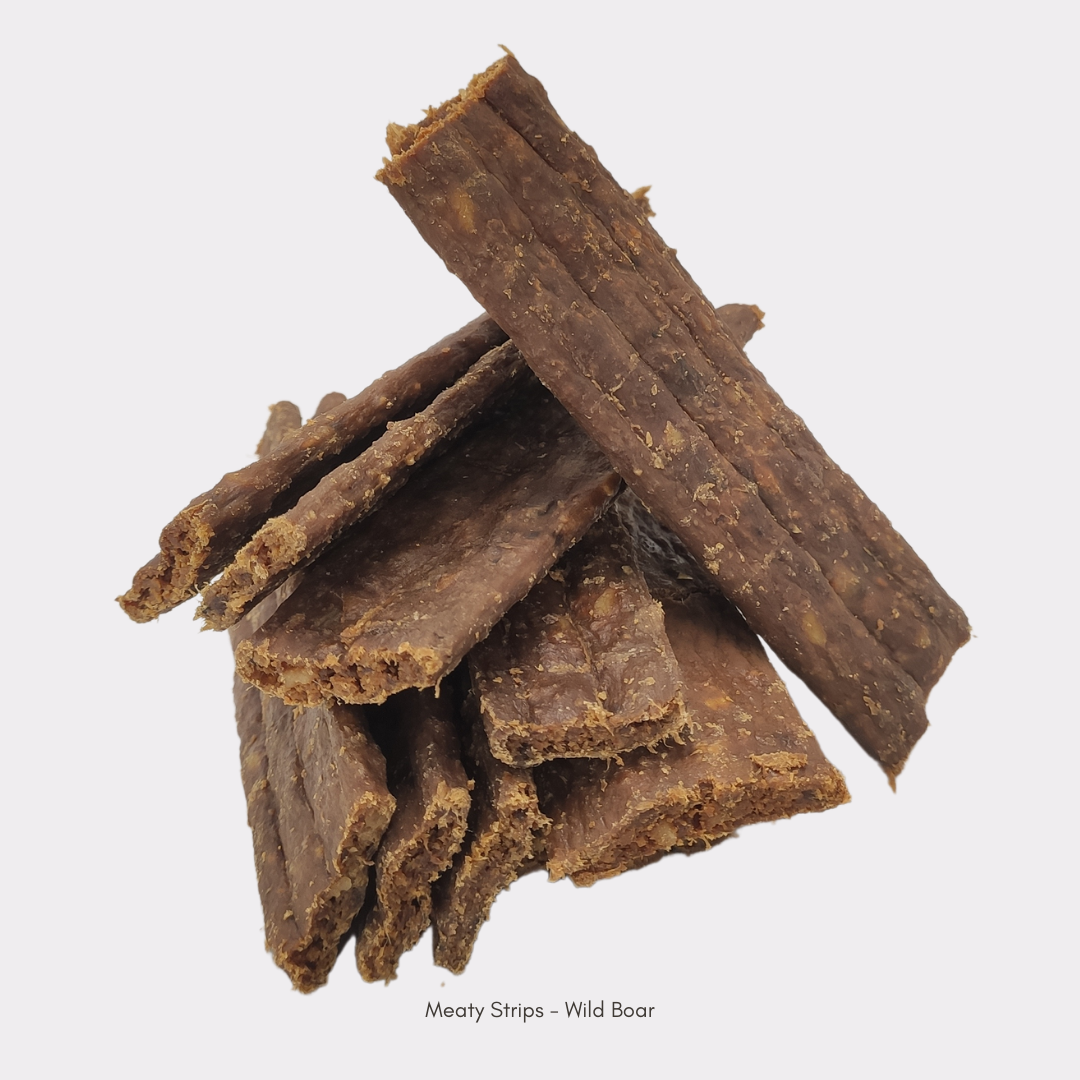 Wild Boar Meat Strips (Pure 100 Single Meat)